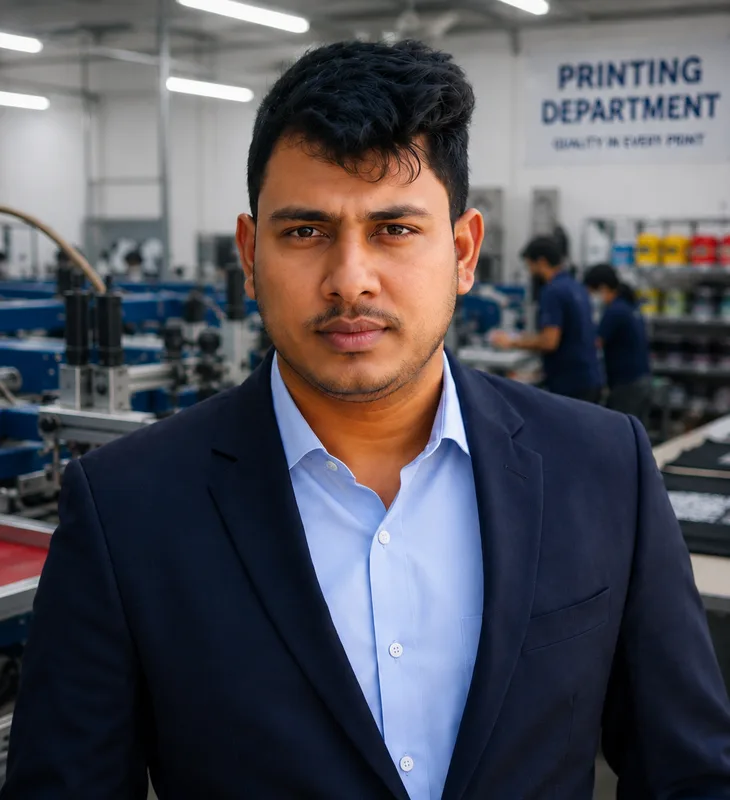 Mizanur Rahman — Printing & Embroidery Manager at Essential Apparel